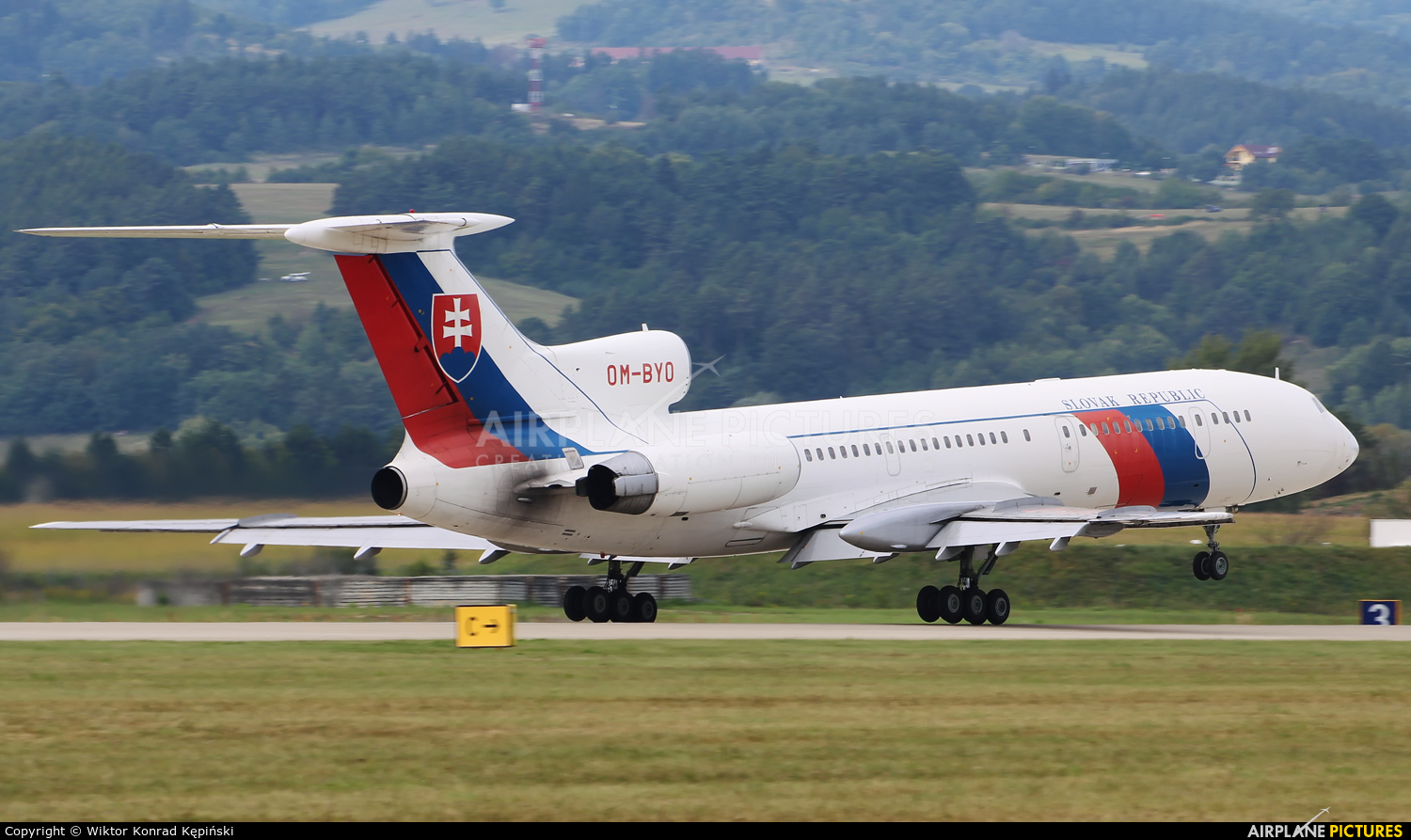 Slovakia - Government OM-BYO aircraft at Sliač