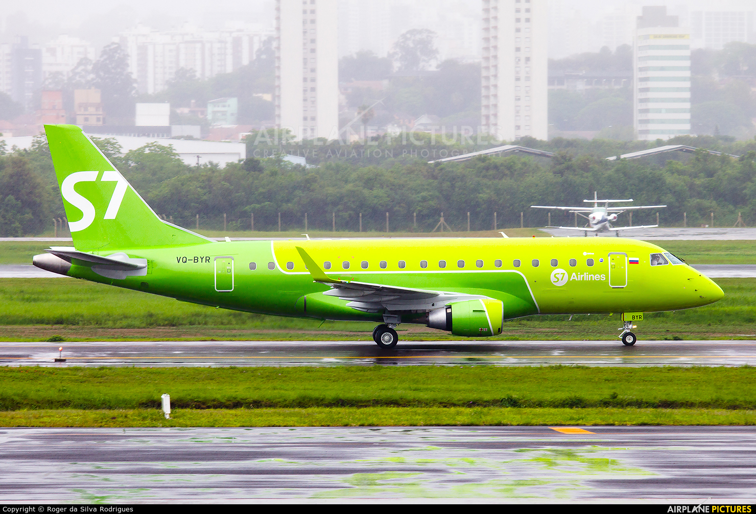S7 Airlines VQ-BYR aircraft at Porto Alegre - Salgado Filho