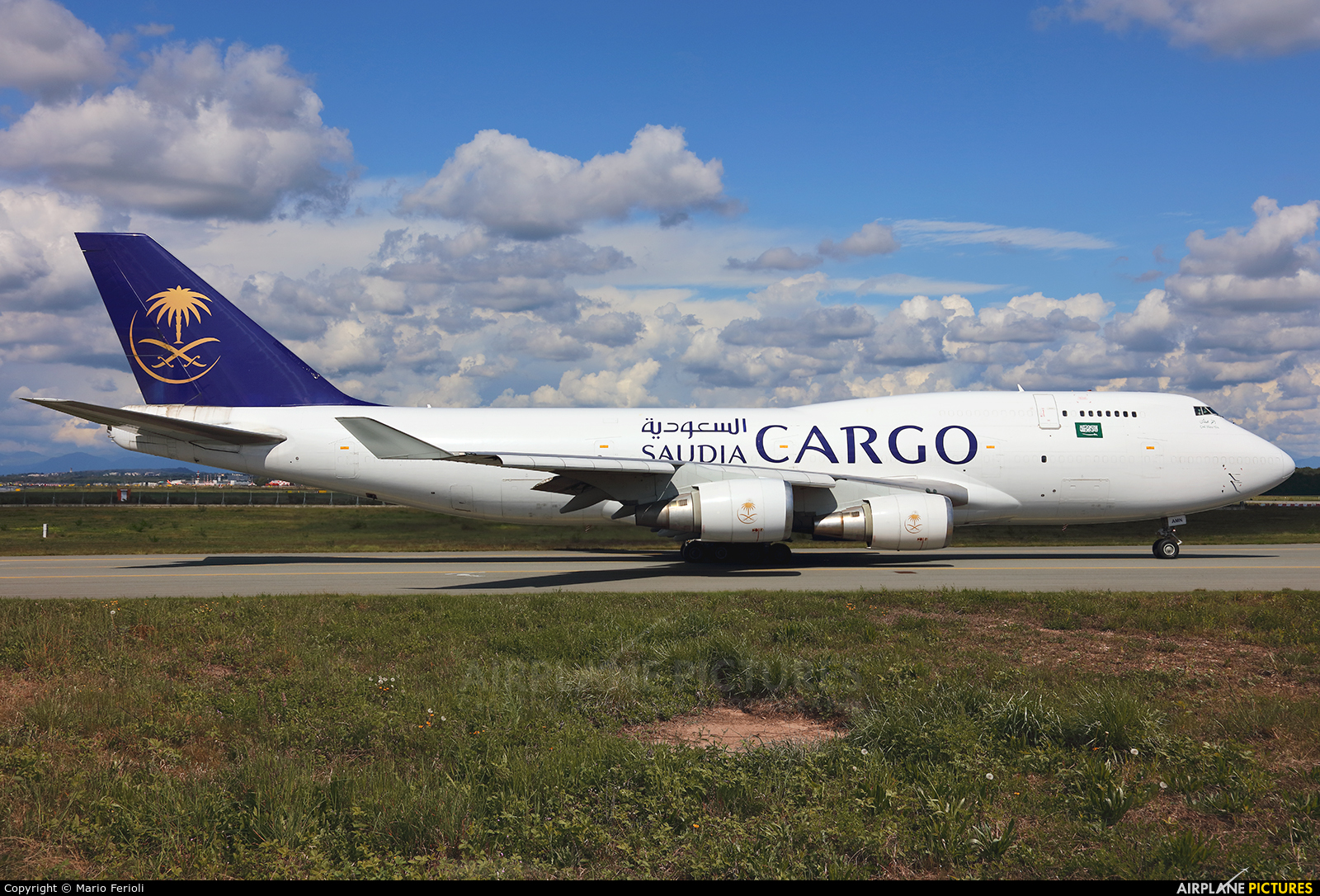 Saudi Arabian Cargo TF-AMN aircraft at Milan - Malpensa