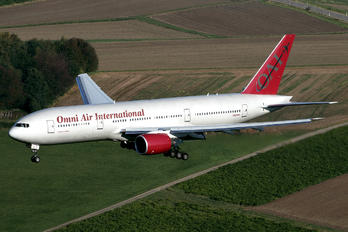 N828AX - Omni Air International Boeing 777-200ER