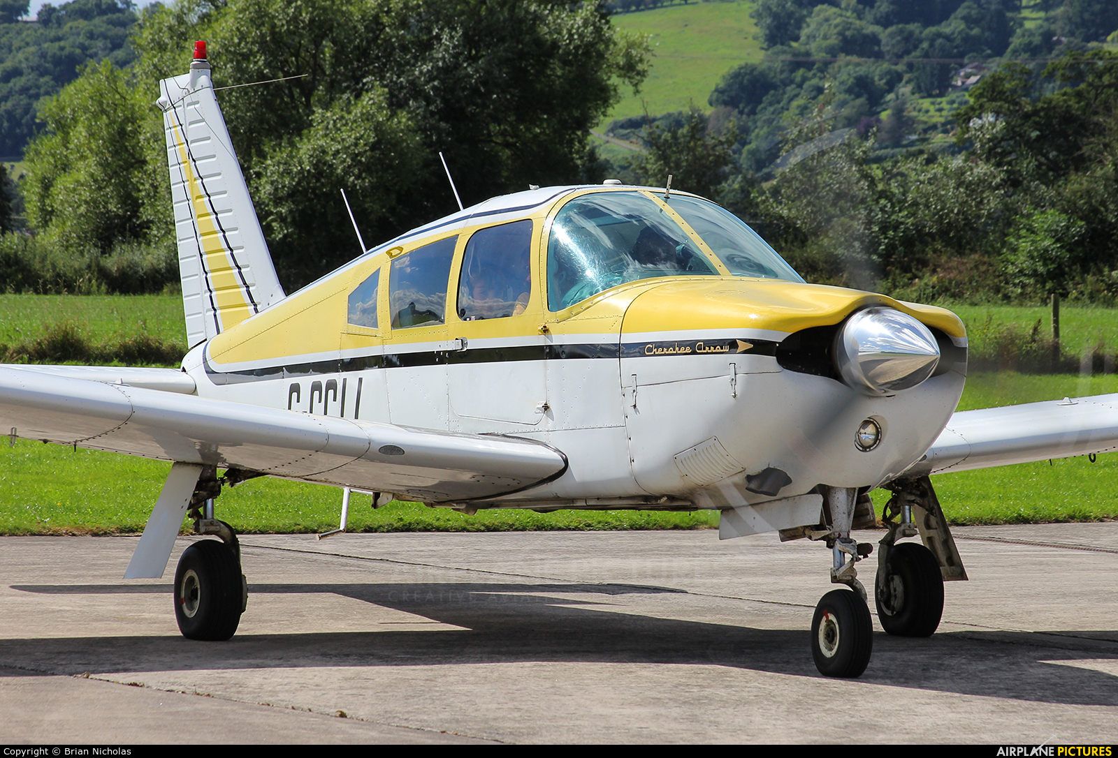 Private G-CCIJ aircraft at Welshpool