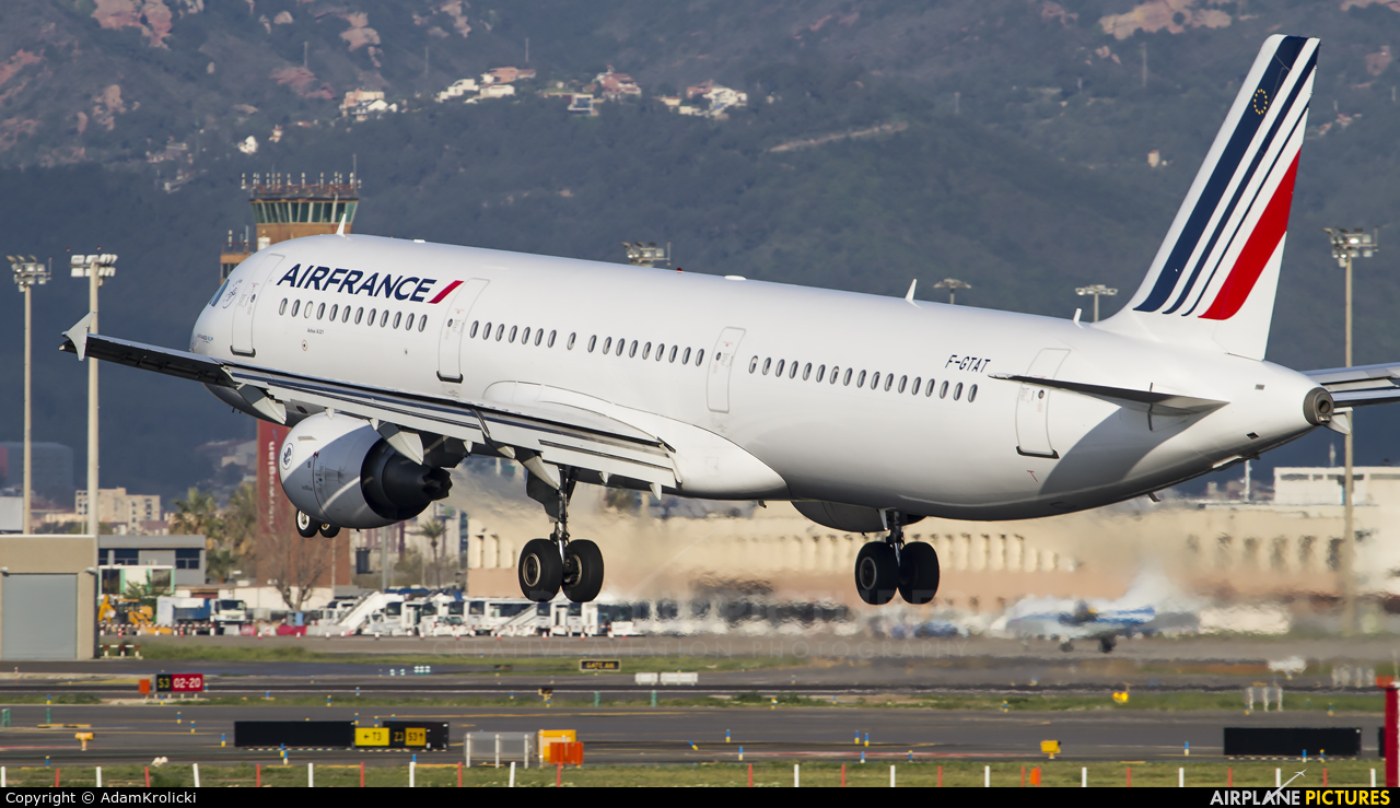 Air France F-GTAT aircraft at Barcelona - El Prat