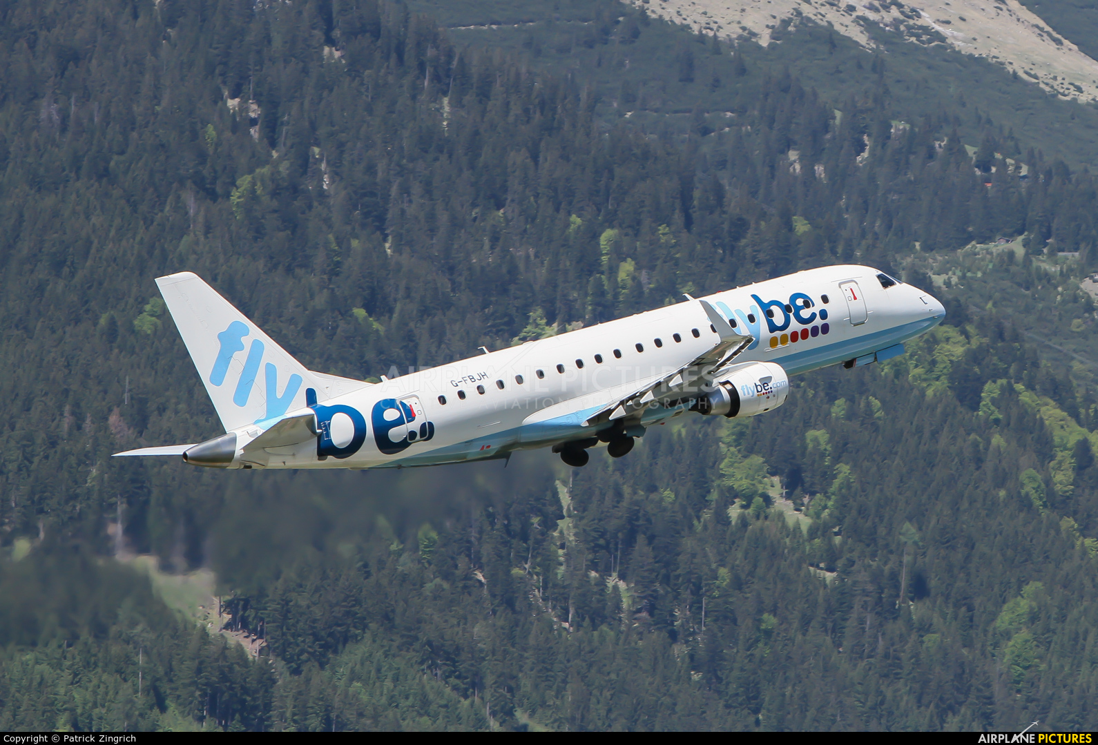 Flybe G-FBJH aircraft at Innsbruck