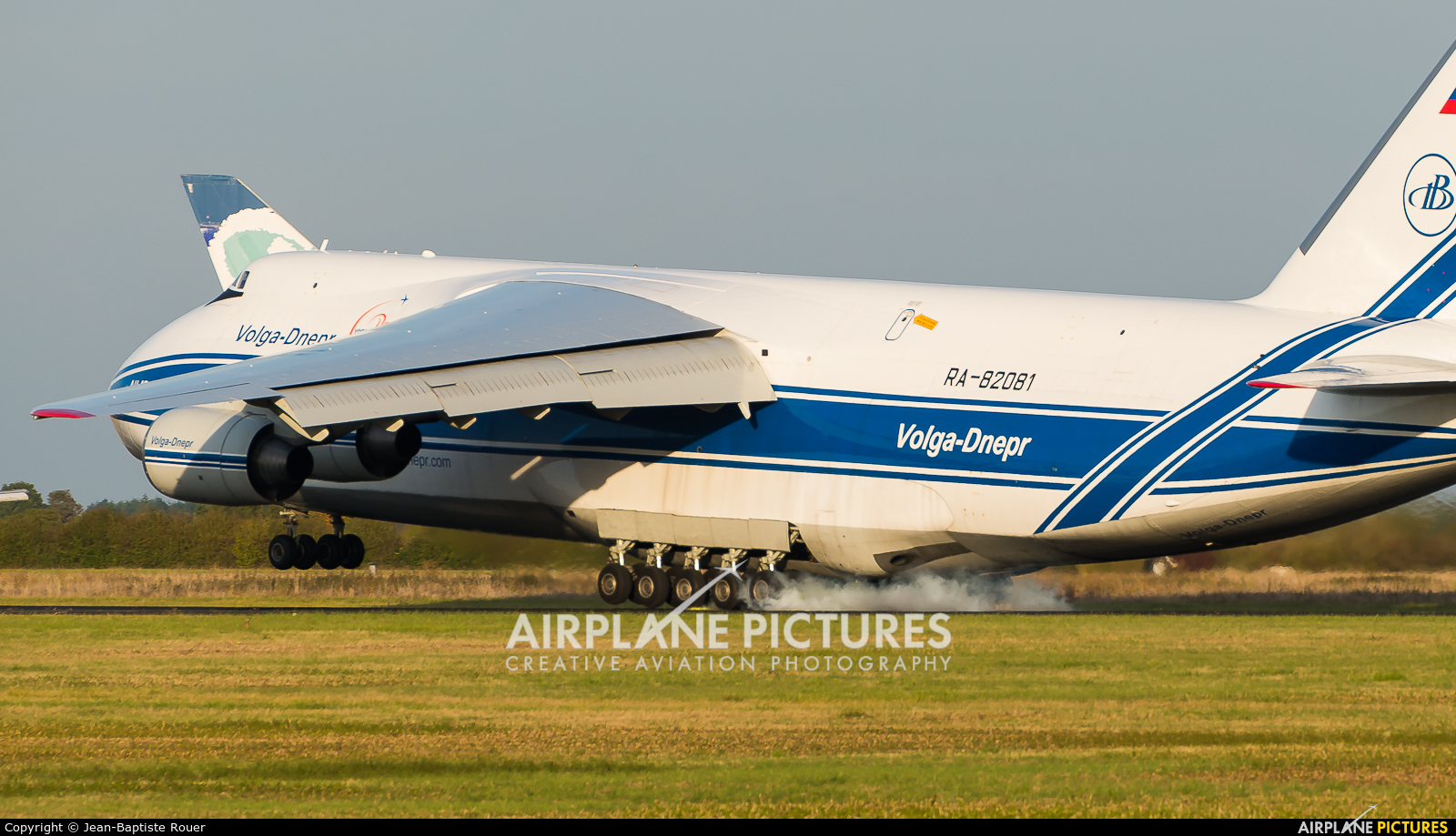 Volga Dnepr Airlines RA-82081 aircraft at Chateauroux - Deols (Marcel Dassault)