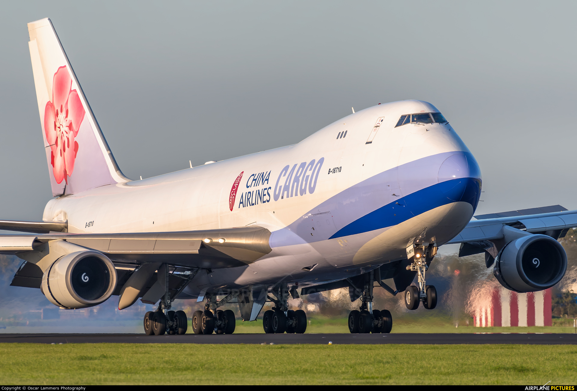 China Airlines Cargo B-18710 aircraft at Amsterdam - Schiphol