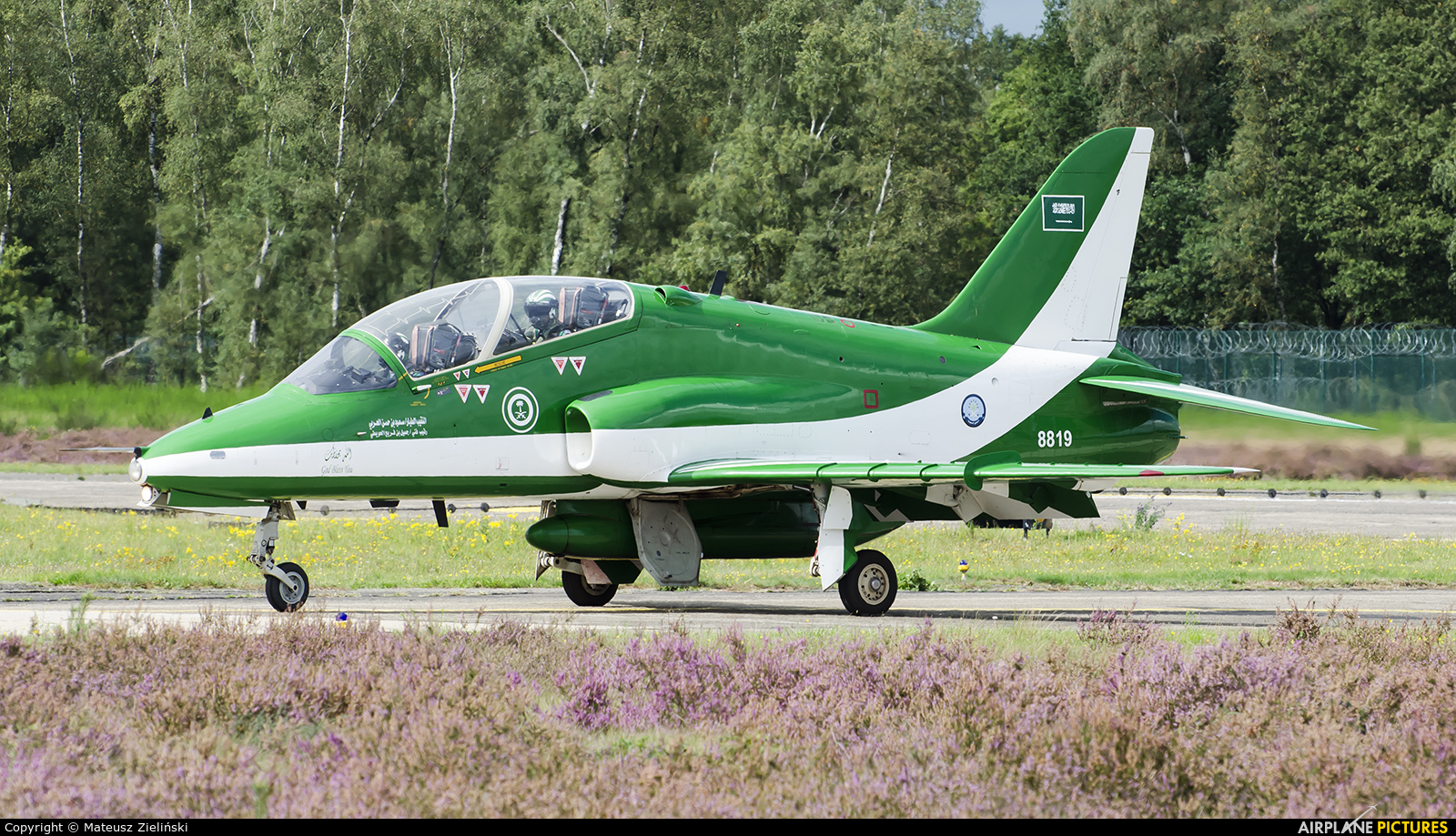 Saudi Arabia - Air Force: Saudi Hawks 8819 aircraft at Kleine Brogel