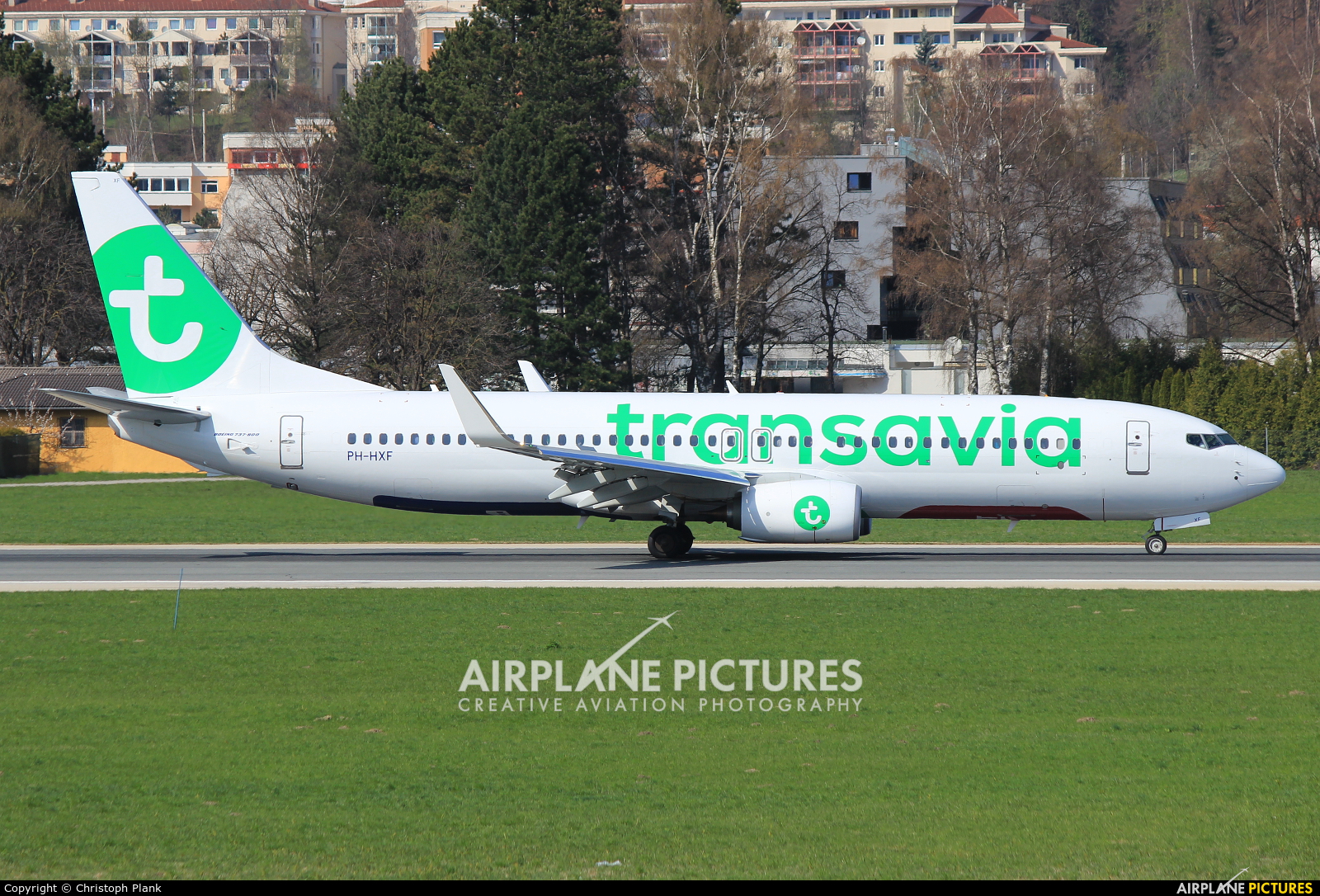 Transavia PH-HXF aircraft at Innsbruck