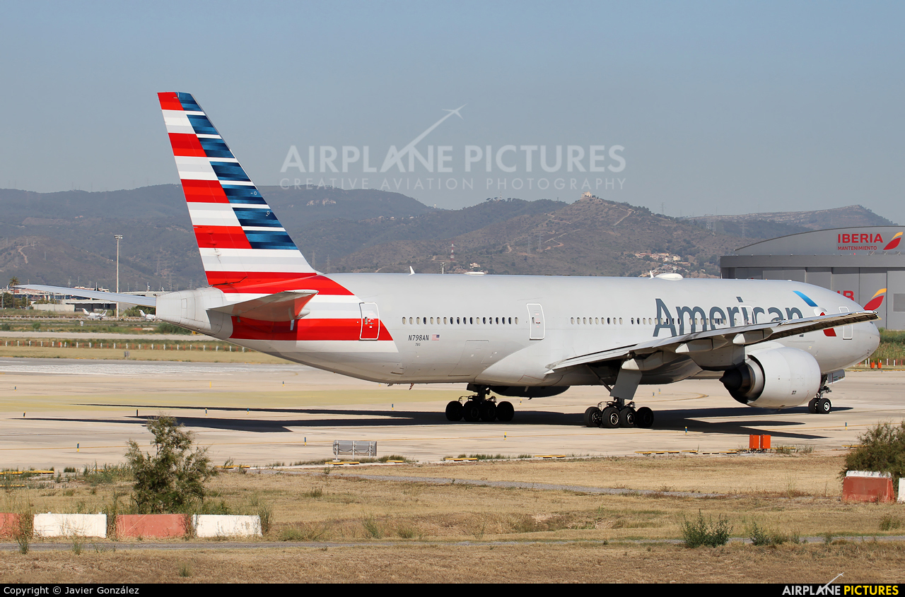 American Airlines N798AN aircraft at Barcelona - El Prat