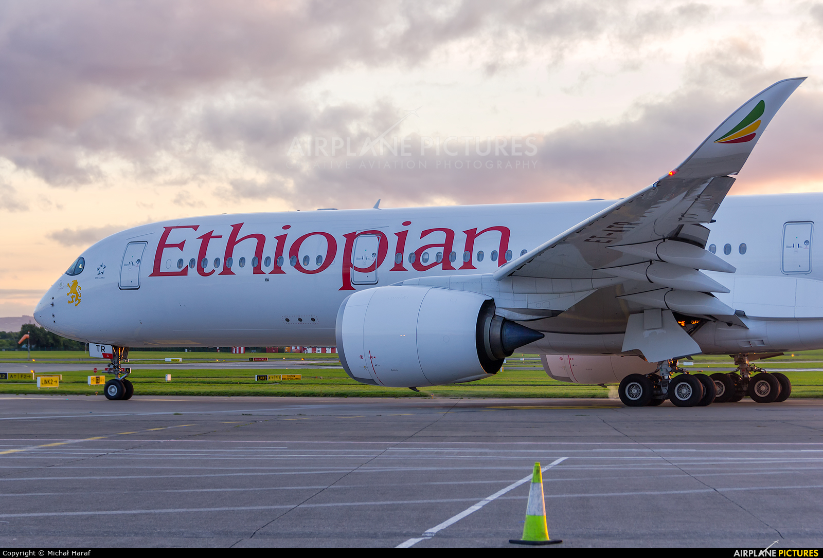 Ethiopian Airlines ET-ATR aircraft at Dublin
