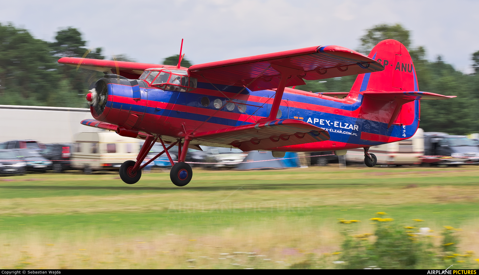 Aeroklub Ziemi Mazowieckiej SP-ANU aircraft at Borne Sulinowo