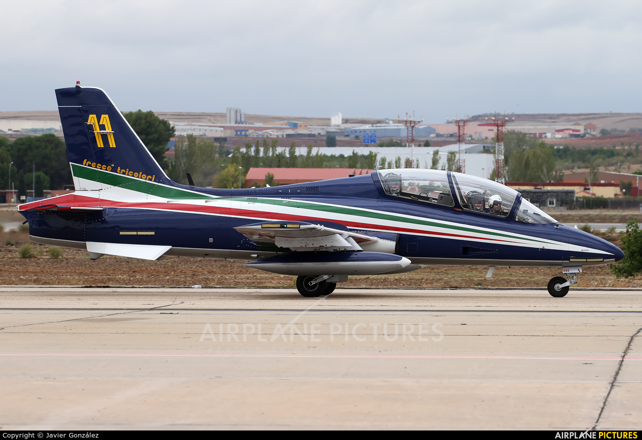 Italy - Air Force "Frecce Tricolori" MM55055 aircraft at Madrid - Torrejon
