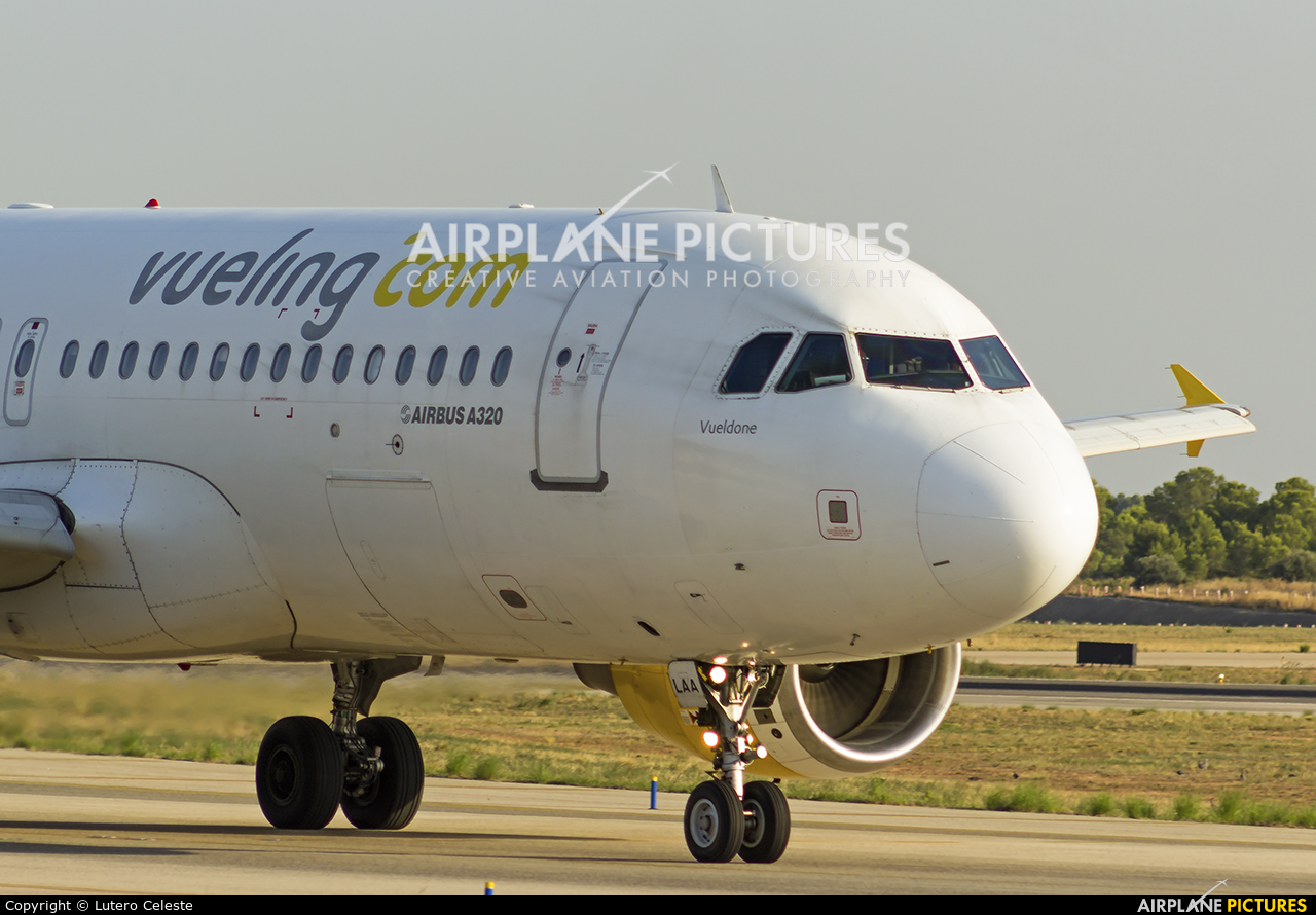 Vueling Airlines EC-LAA aircraft at Valencia