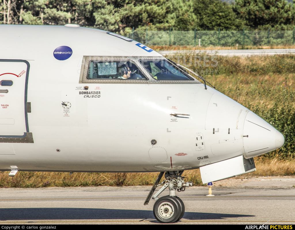 Air Nostrum - Iberia Regional EC-MEN aircraft at Vigo