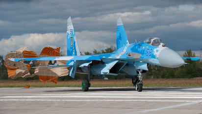 58 - Ukraine - Air Force Sukhoi Su-27UB