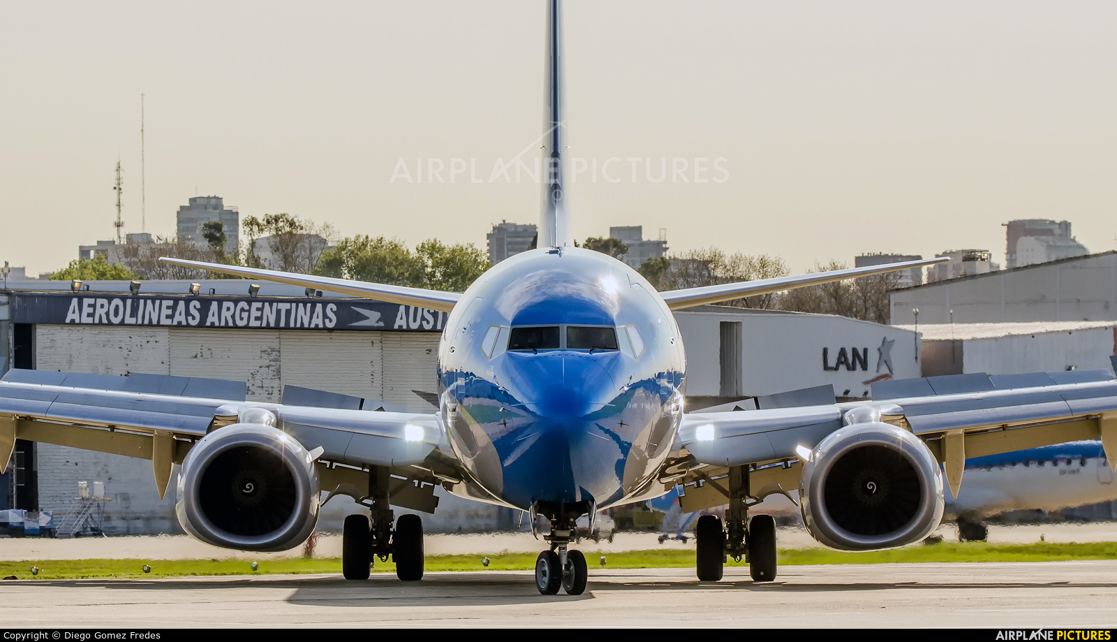 Aerolineas Argentinas LV-GUB aircraft at Buenos Aires - Jorge Newbery