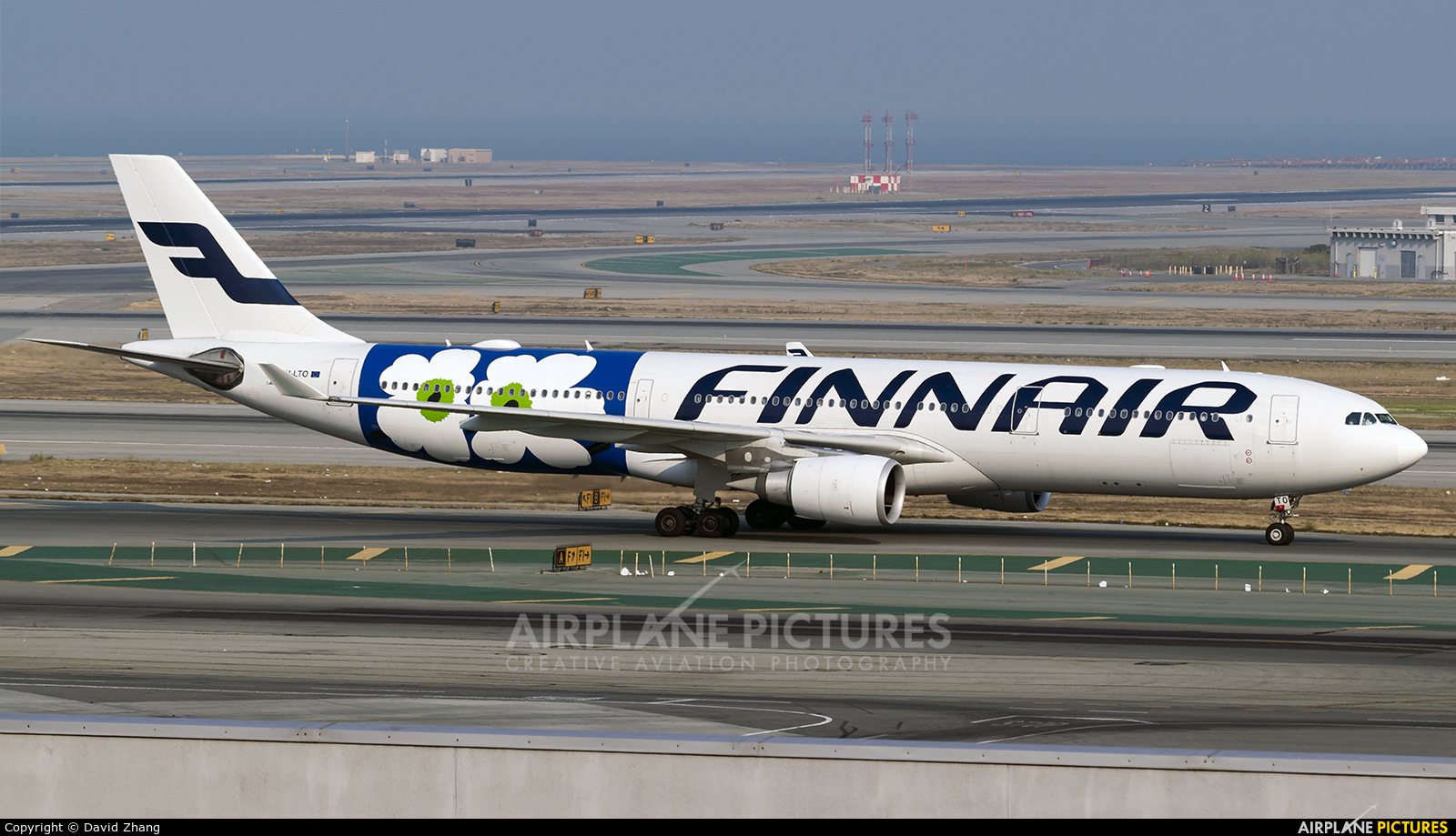 Finnair OH-LTO aircraft at San Francisco Intl