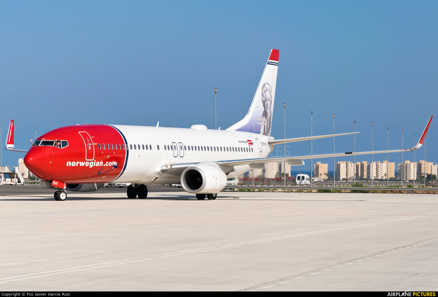 Norwegian Air International EI-FHY aircraft at Alicante - El Altet