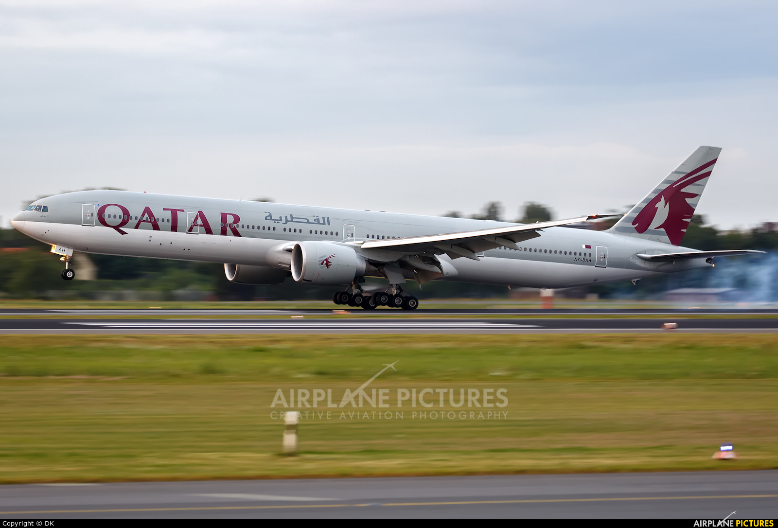 Qatar Airways A7-BAH aircraft at Berlin - Tegel