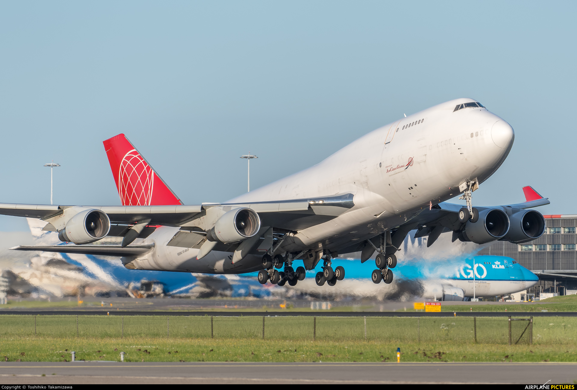Air Cargo Global OM-ACB aircraft at Amsterdam - Schiphol