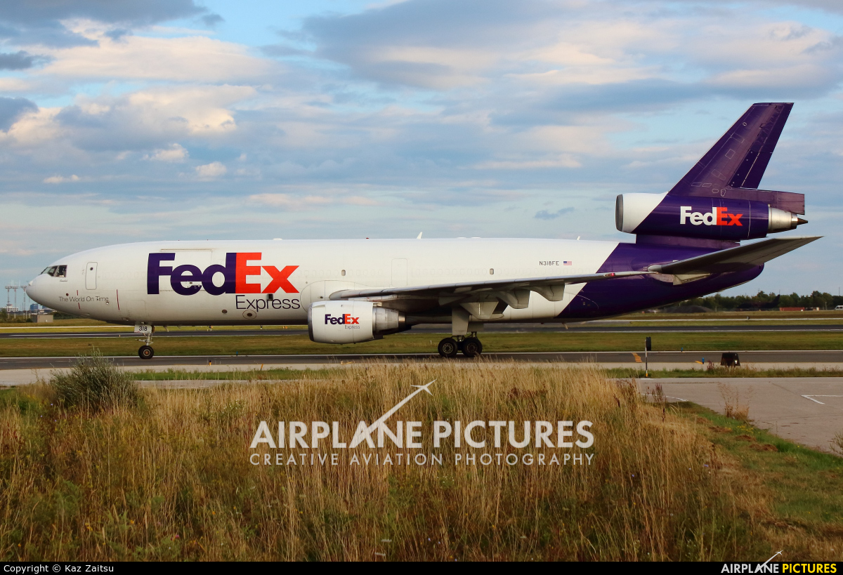 FedEx Federal Express N318FE aircraft at Toronto - Pearson Intl, ON
