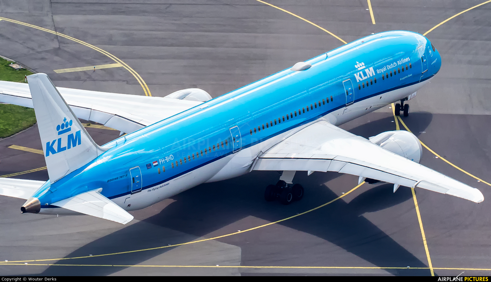 KLM PH-BHD aircraft at Amsterdam - Schiphol