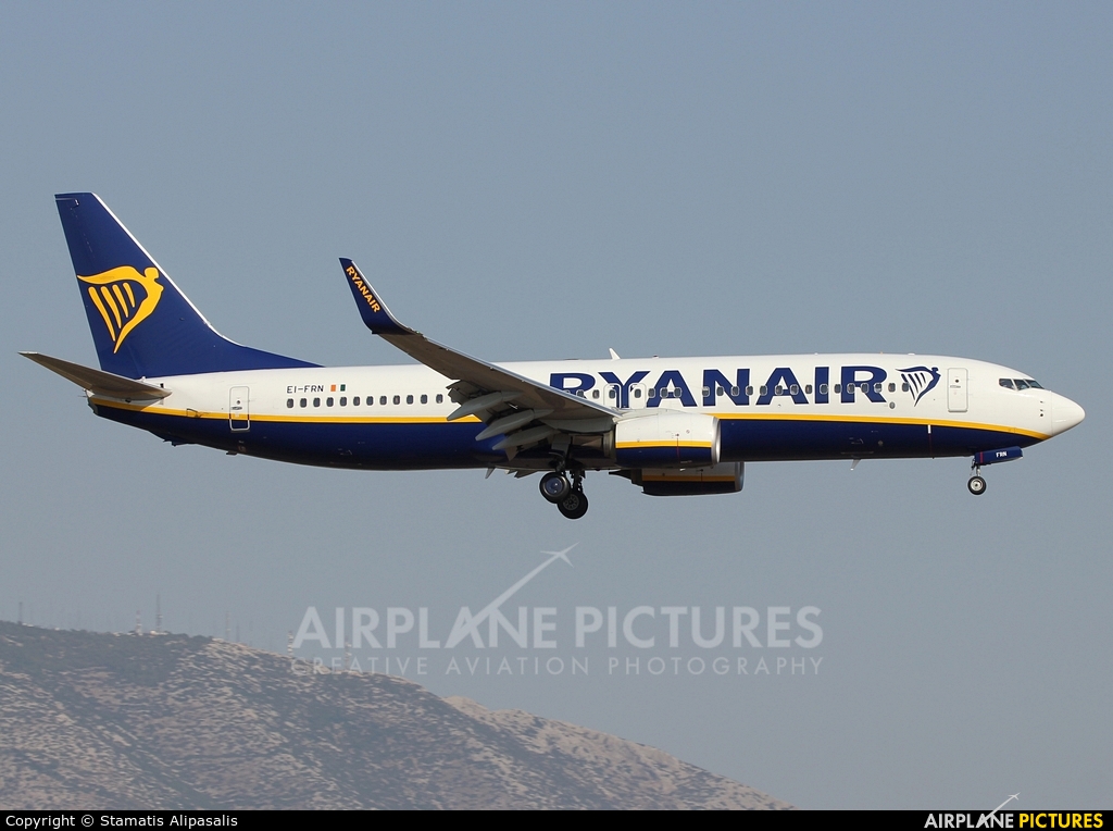 Ryanair EI-FRN aircraft at Athens - Eleftherios Venizelos