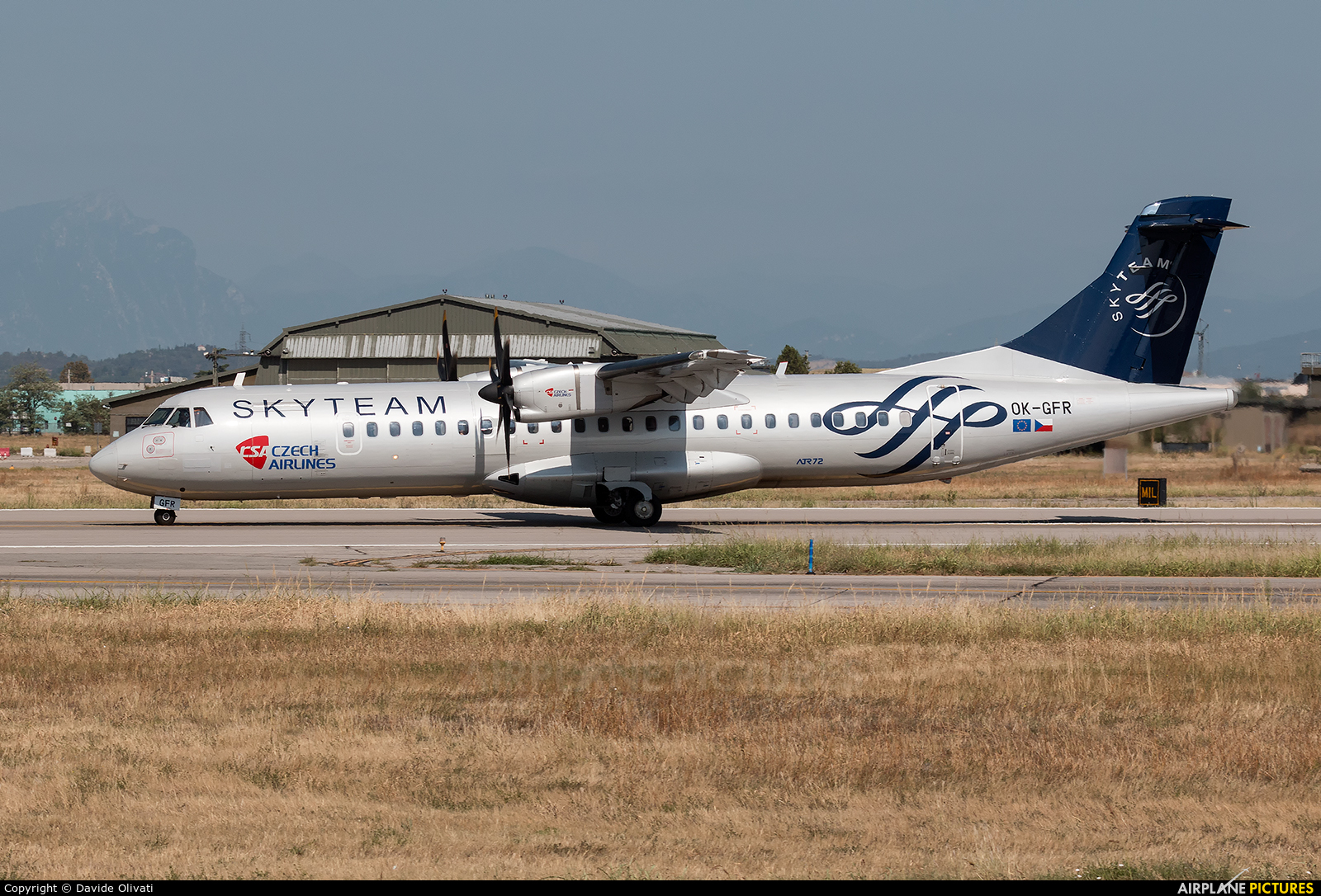 CSA - Czech Airlines OK-GFR aircraft at Verona - Villafranca