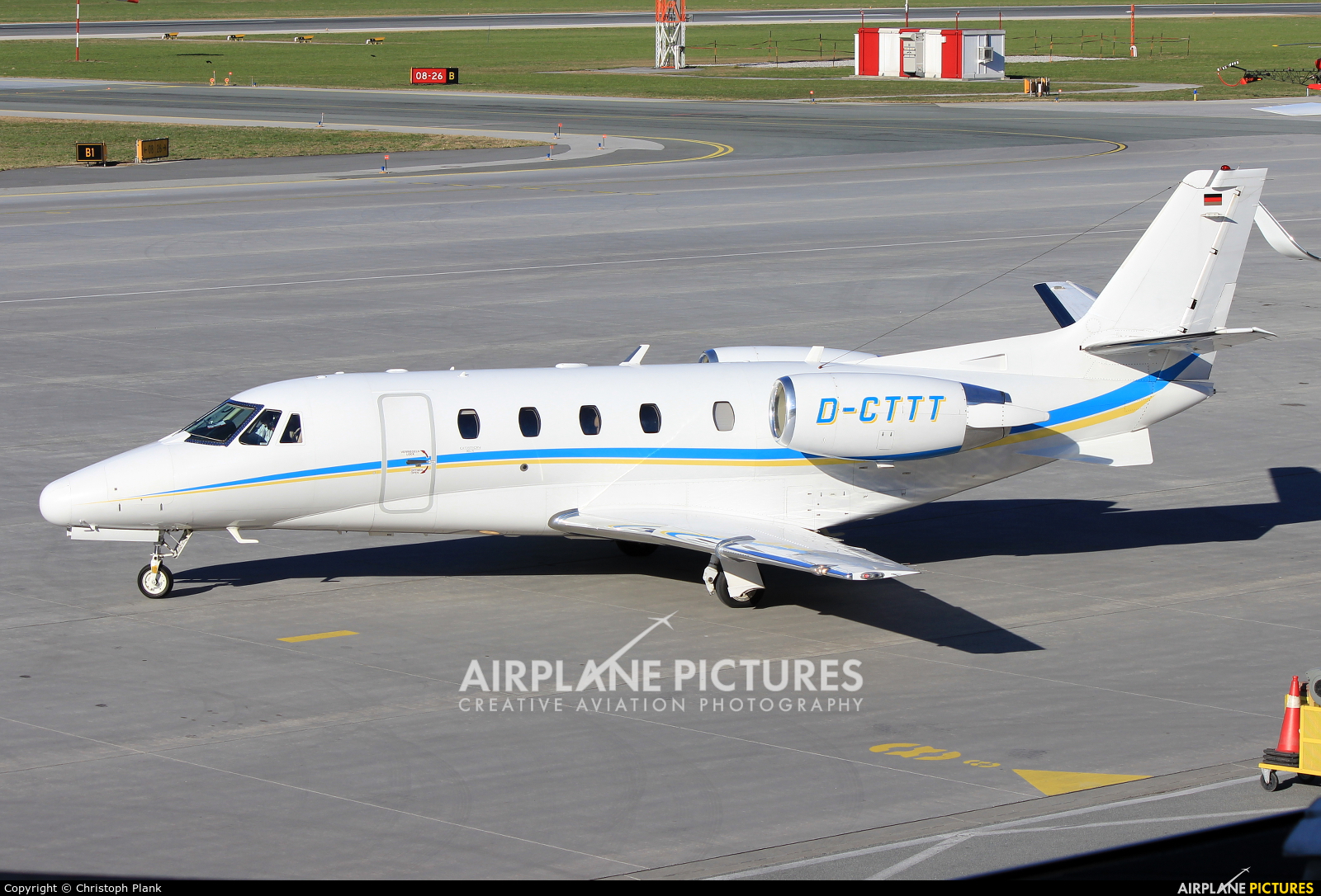 Augusta Air D-CTTT aircraft at Innsbruck