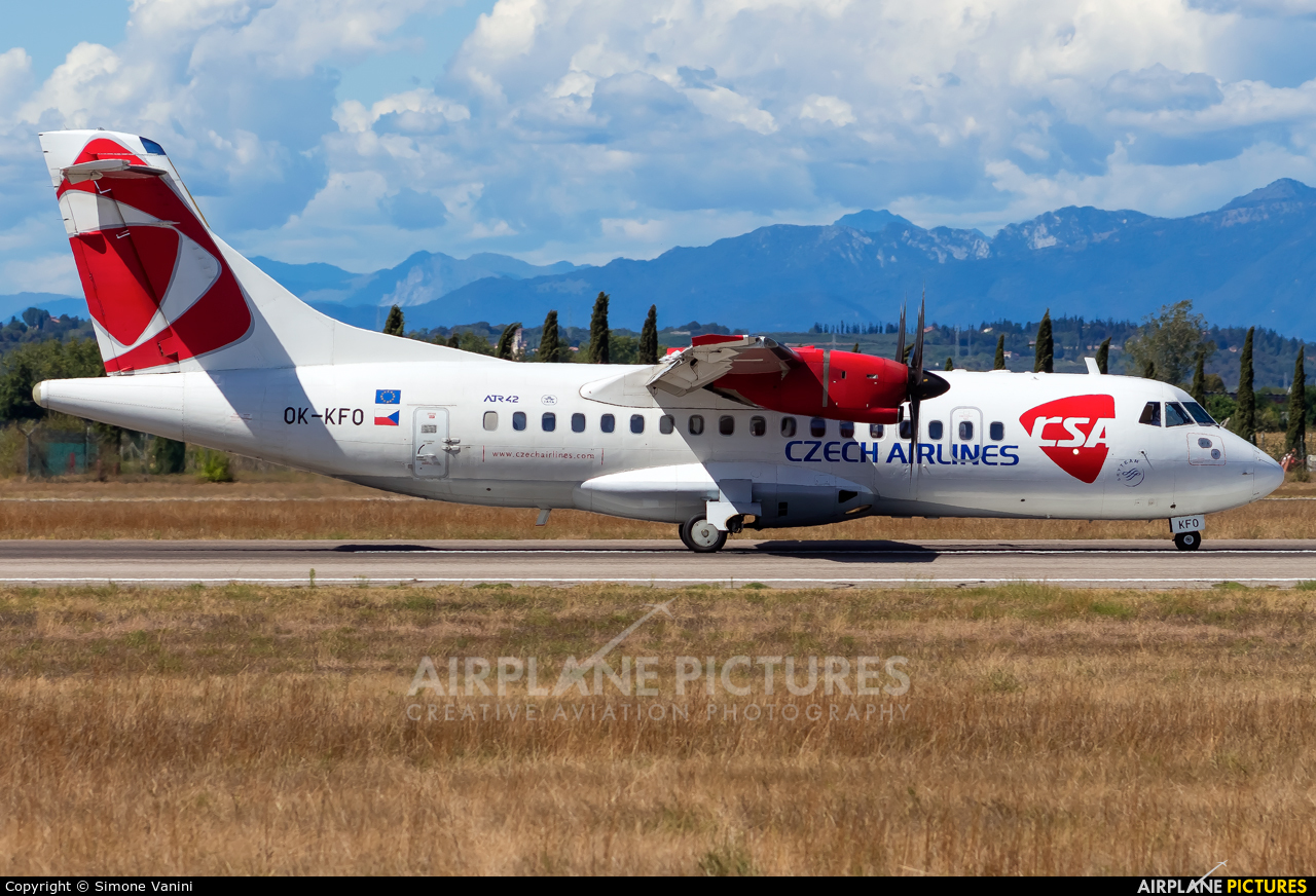 CSA - Czech Airlines OK-KFO aircraft at Verona - Villafranca