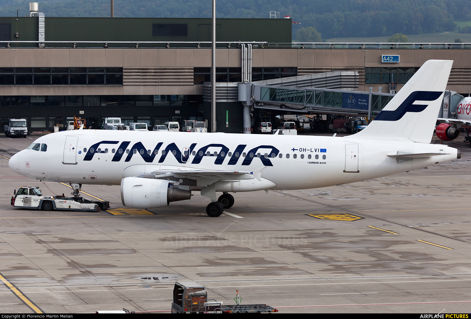 Finnair OH-LVI aircraft at Zurich