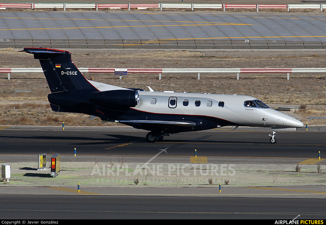 Luxaviation D-CSCE aircraft at Madrid - Barajas