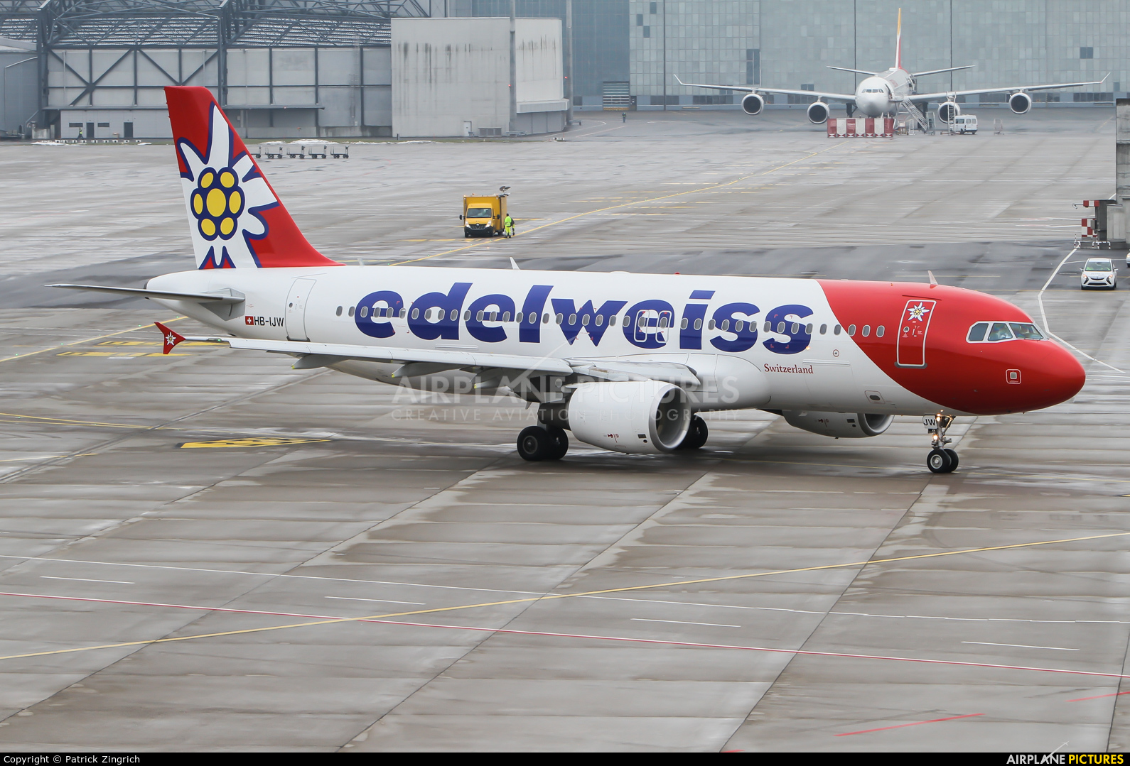 Edelweiss HB-IJW aircraft at Zurich