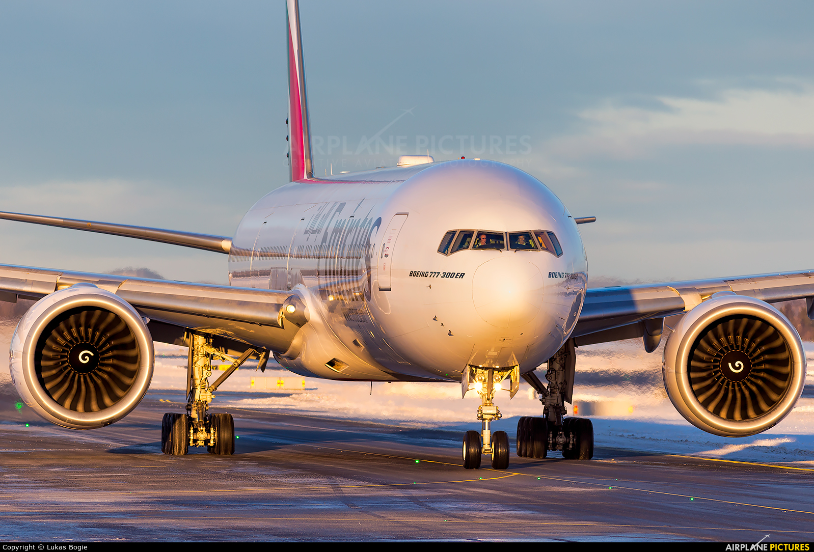 Emirates Airlines A6-EBP aircraft at Oslo - Gardermoen