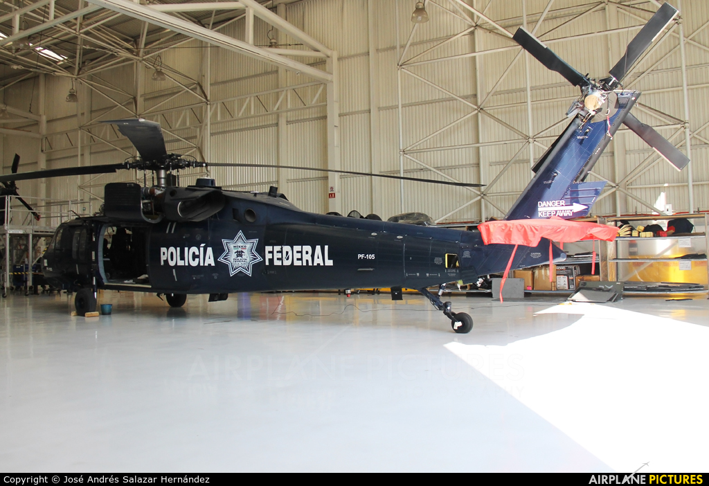 Mexico - Police PF-105 aircraft at Off Airport - Mexico