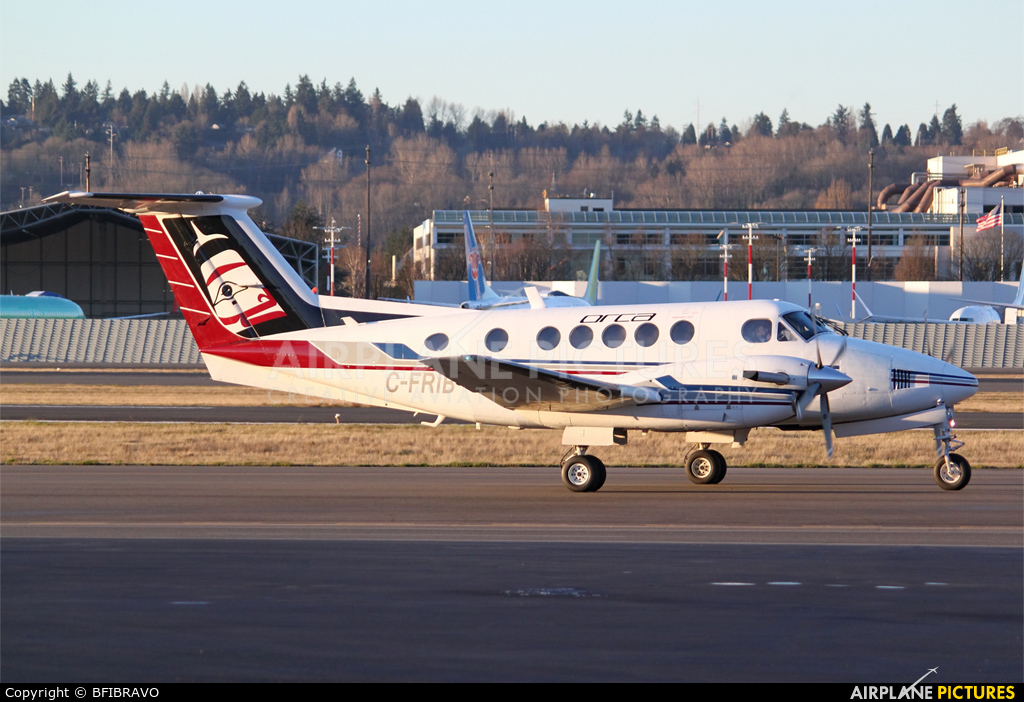 Orca Airways C-FRIB aircraft at Seattle - Boeing Field / King County Intl