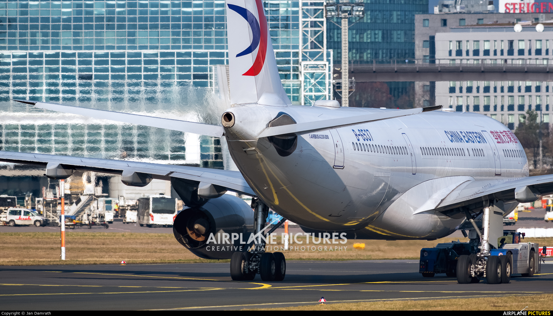 China Eastern Airlines B-6537 aircraft at Frankfurt