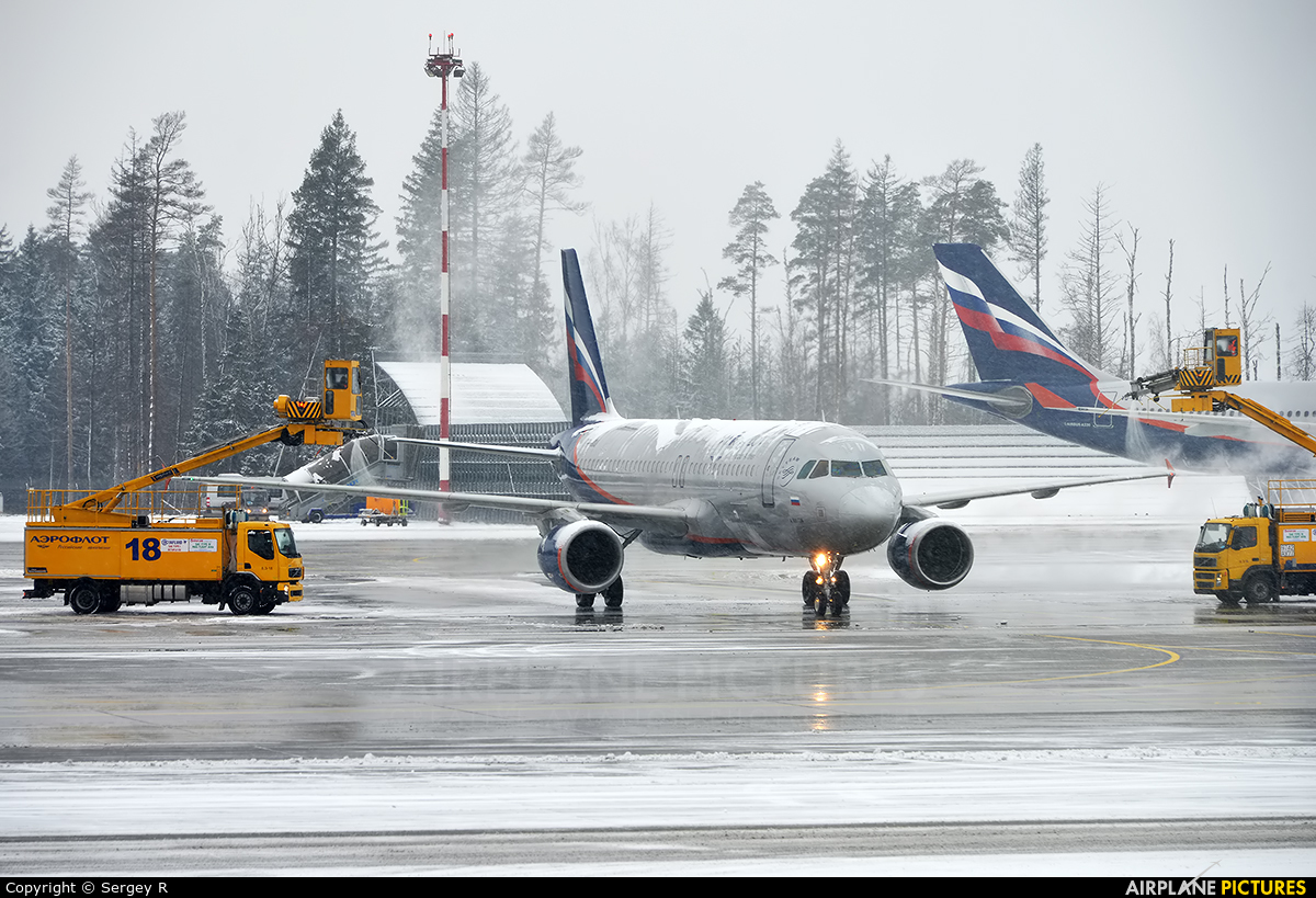 Aeroflot VP-BQU aircraft at Moscow - Sheremetyevo