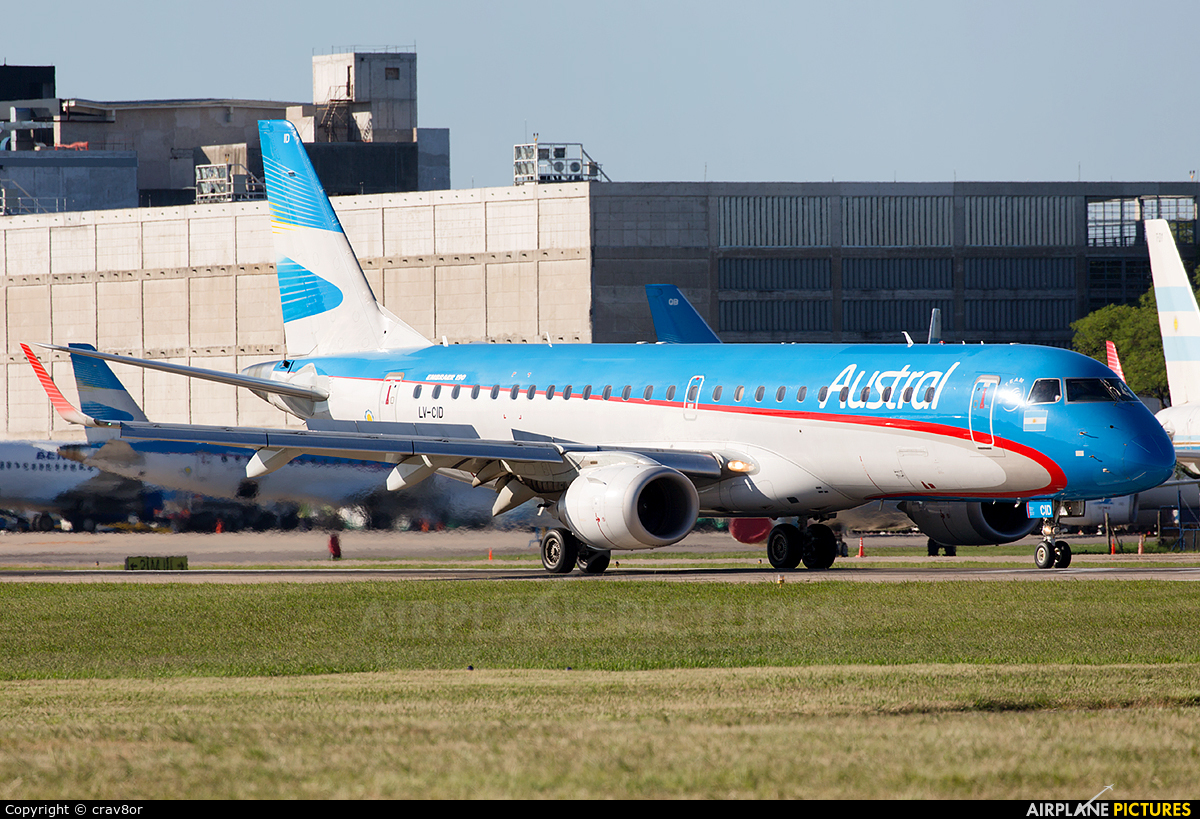 Austral Lineas Aereas LV-CID aircraft at Buenos Aires - Jorge Newbery