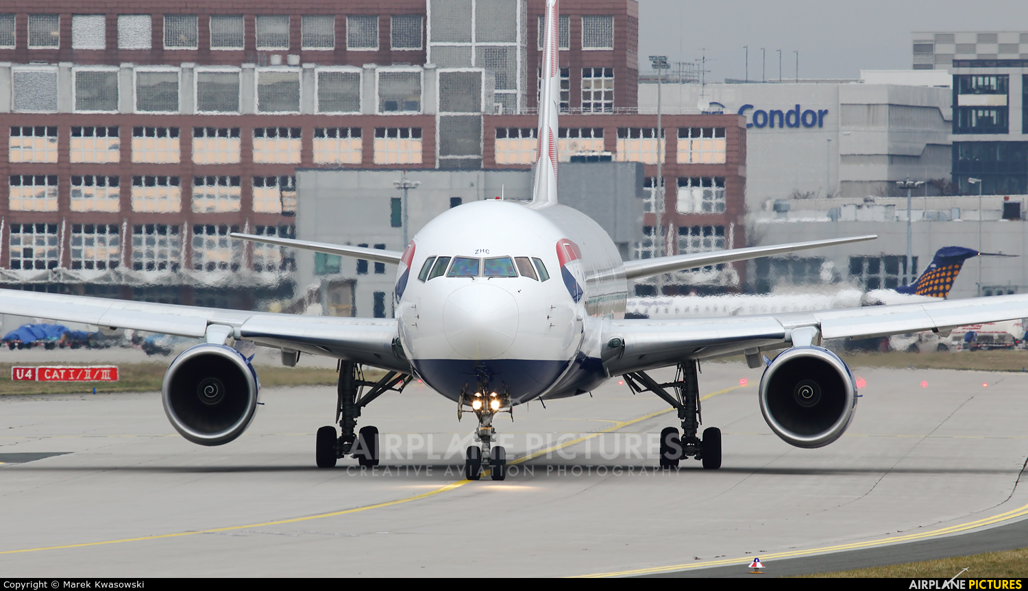British Airways G-BZHC aircraft at Frankfurt