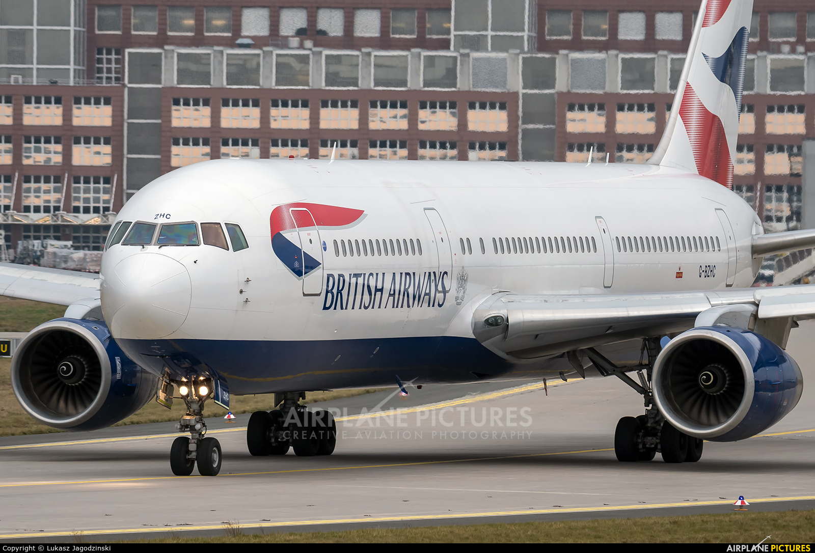 British Airways G-BZHC aircraft at Frankfurt
