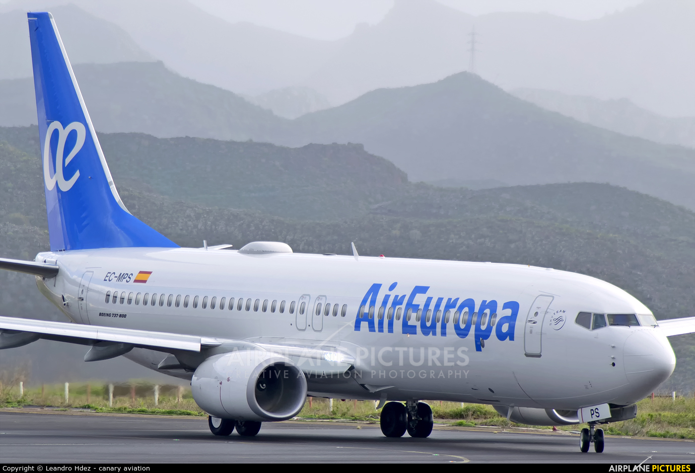 Air Europa EC-MPS aircraft at Tenerife Norte - Los Rodeos