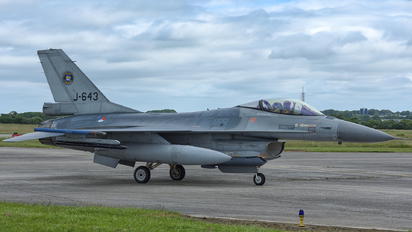 J-643 - Netherlands - Air Force General Dynamics F-16A Fighting Falcon