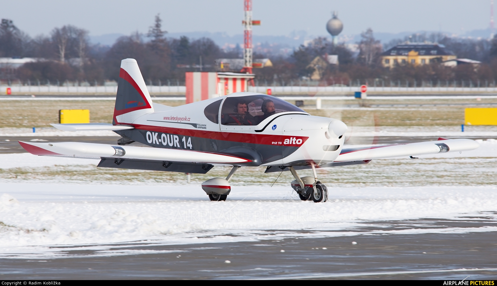 Elmontex Air OK-OUR14 aircraft at Ostrava Mošnov