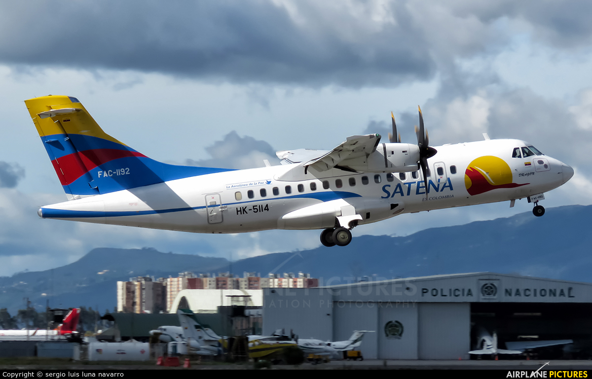 Satena HK-5114 aircraft at Bogotá - Eldorado Intl