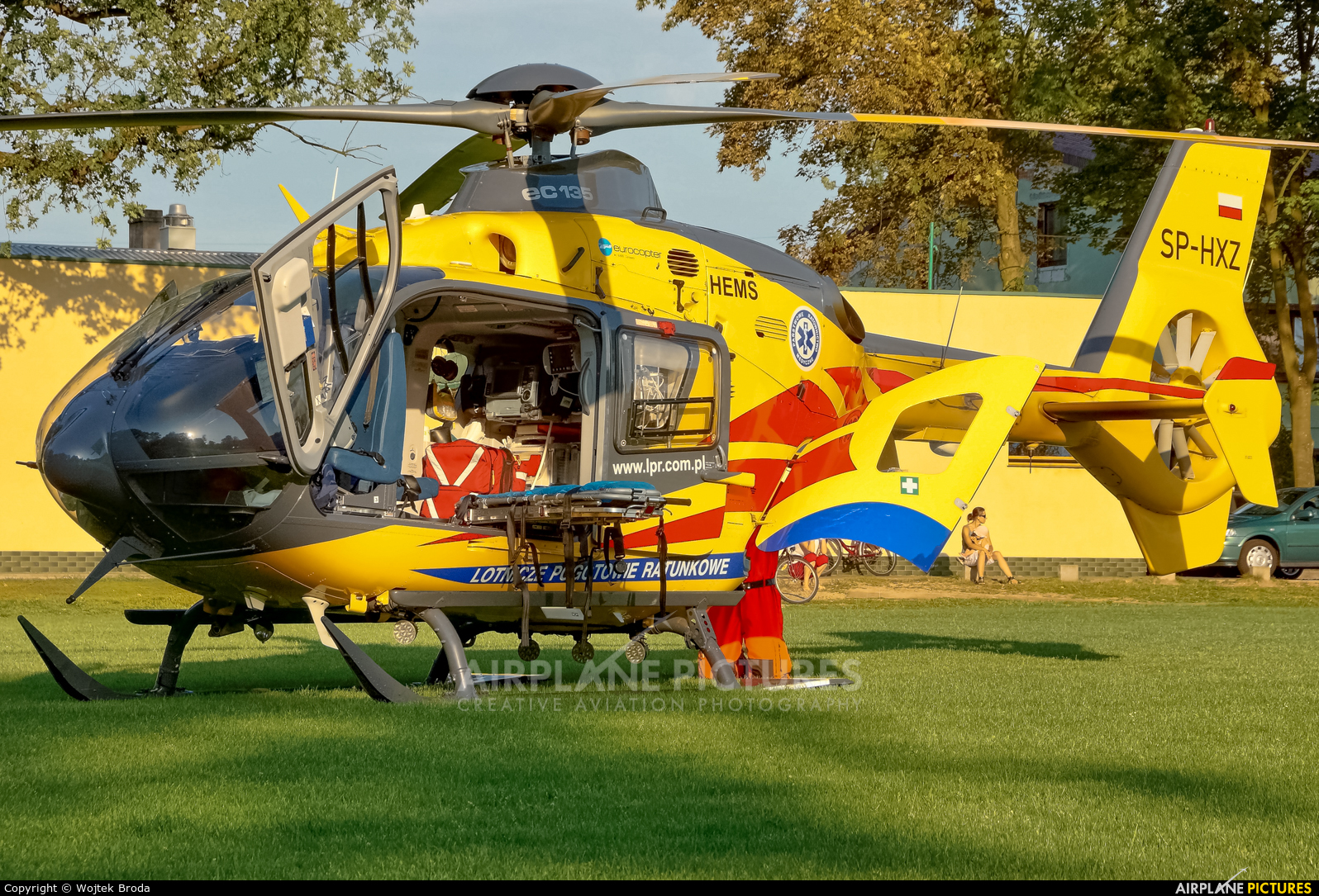 Polish Medical Air Rescue - Lotnicze Pogotowie Ratunkowe SP-HXZ aircraft at Off Airport - Poland