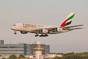A6-EUG - Emirates Airlines Airbus A380 aircraft