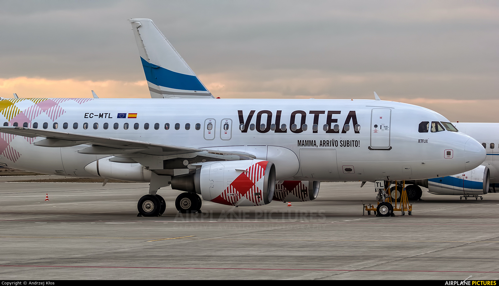 Volotea Airlines EC-MTL aircraft at Rzeszów-Jasionka 