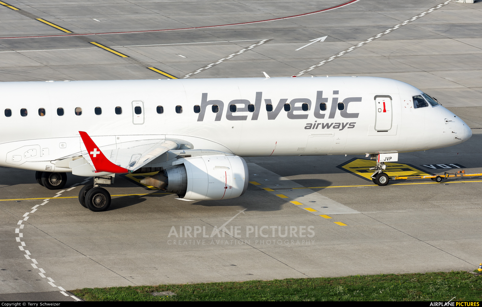 Helvetic Airways HB-JVP aircraft at Zurich