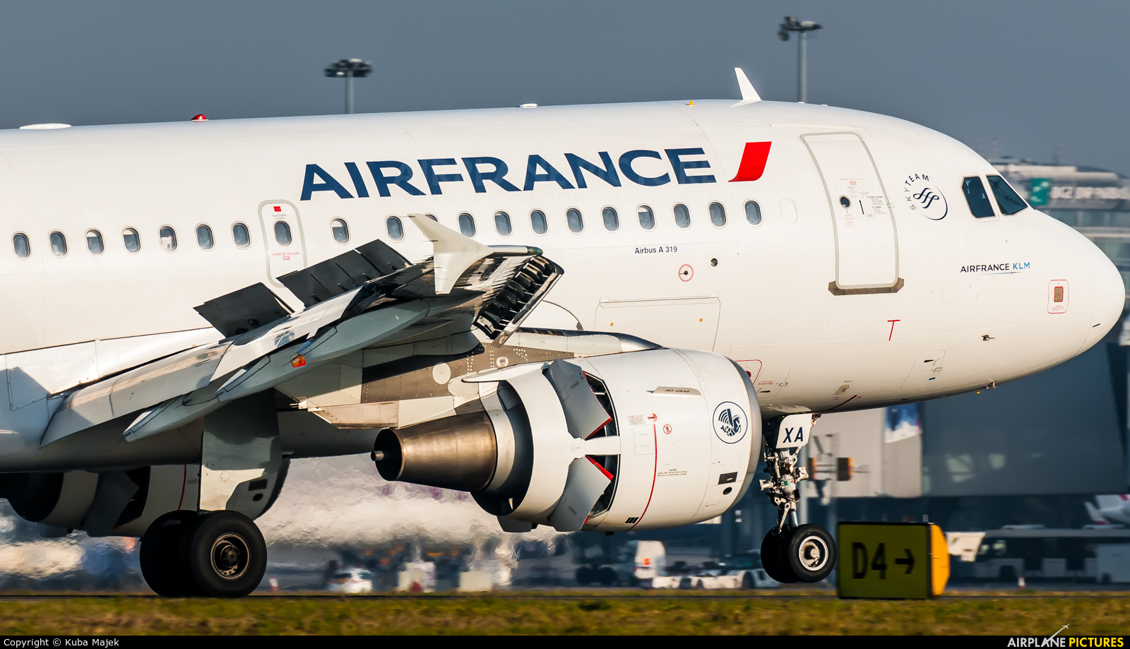 Air France F-GRXA aircraft at Warsaw - Frederic Chopin
