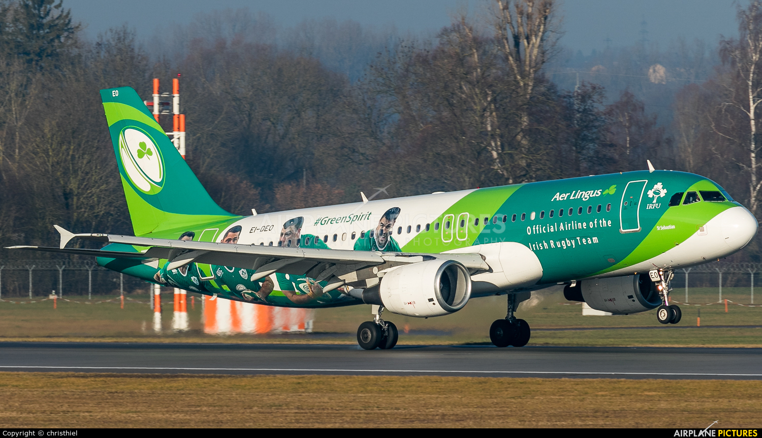 Aer Lingus EI-DEO aircraft at Munich